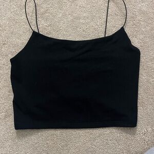 Black Women's Spaghetti Strap Top